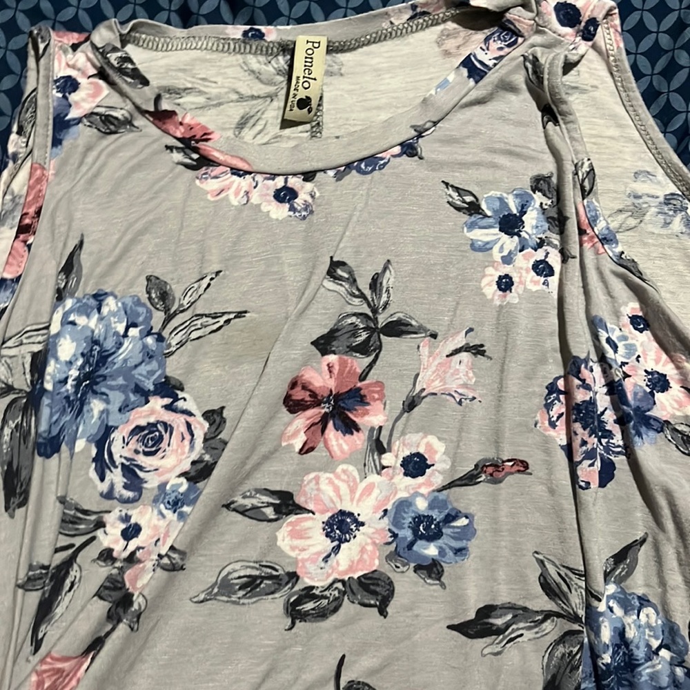 Pomelo dress with floral pattern